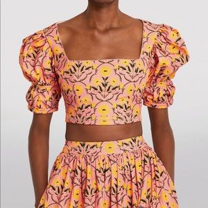 Agua by Agua Bendita floral crop top